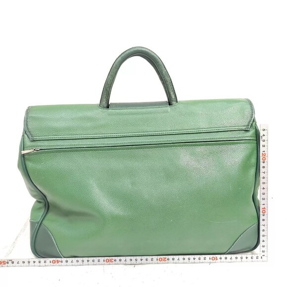 LONG CHAMP Hand Bag Green Leather 3654452 - Picture 2 of 9